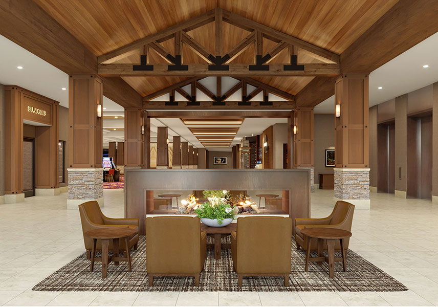 Interactive View of the Hotel Lobby