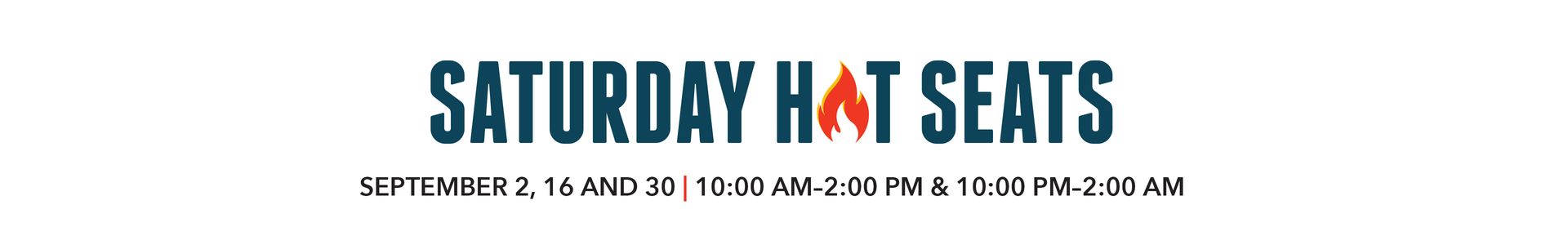 Saturday Hot Seats – September