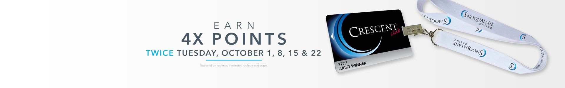 4X Points - October