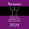 2024 Best of Award of Excellence by Wine Spectator